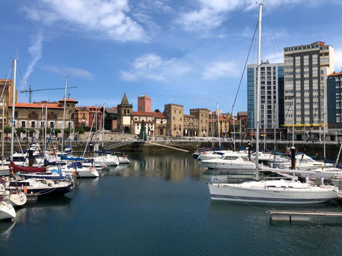 Alojamientos Muelle de Gijón Exterior foto
