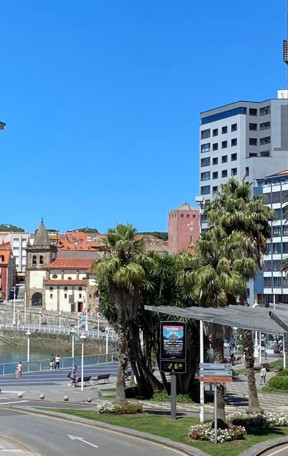 Alojamientos Muelle de Gijón Exterior foto